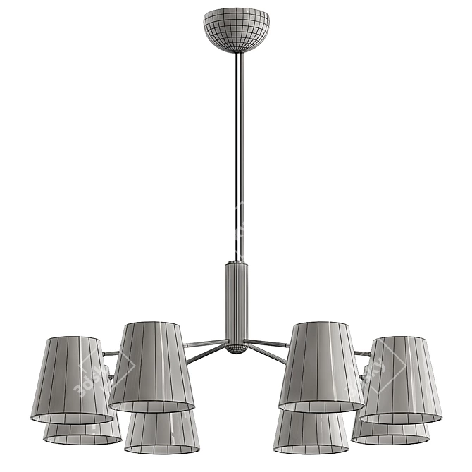 Nordic Branch Pendant Light 3D model image 2