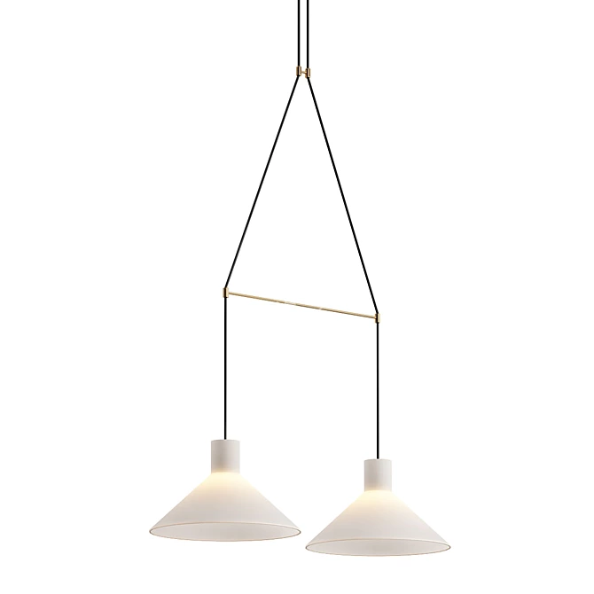 Modern Pendant Lighting: LAURISTON - Stylish Design, High-Quality Materials 3D model image 1