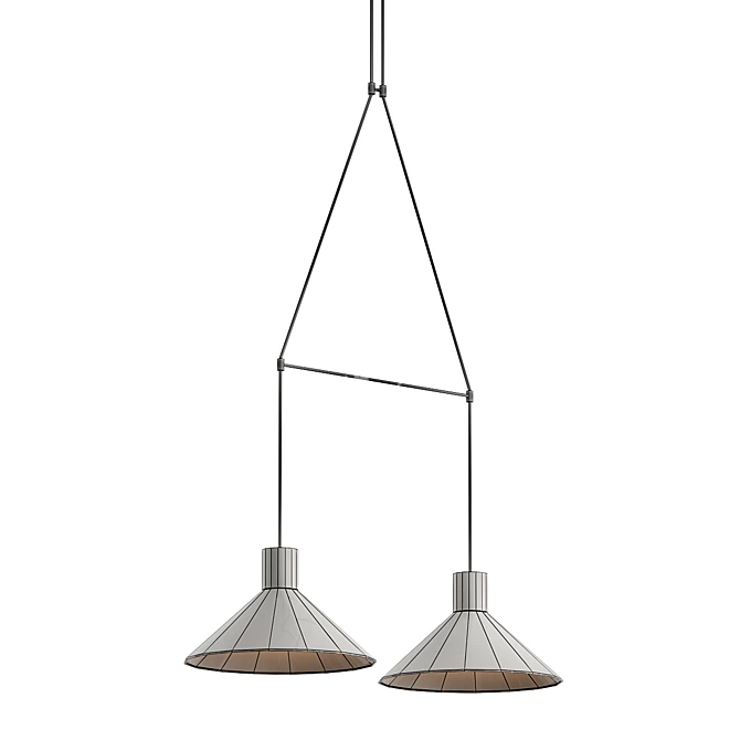 Modern Pendant Lighting: LAURISTON - Stylish Design, High-Quality Materials 3D model image 2