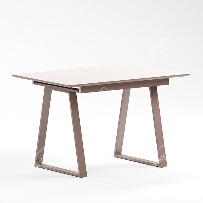 Modern Detroit Dining Table 3D model image 3