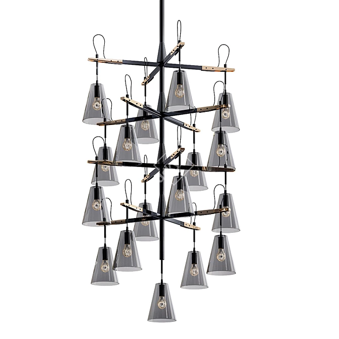 Luxury Vail Chandelier: Exquisite Design 3D model image 3