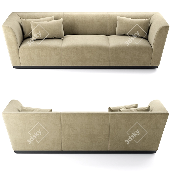 Modern Taylor Sofa by The Sofa & Chair Co. 3D model image 2
