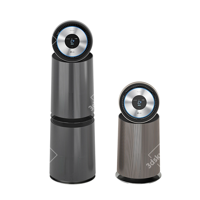 LG Puri Care Alpha Air Purifier 3D model image 1