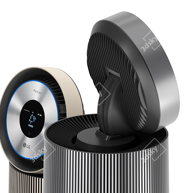 LG Puri Care Alpha Air Purifier 3D model image 4