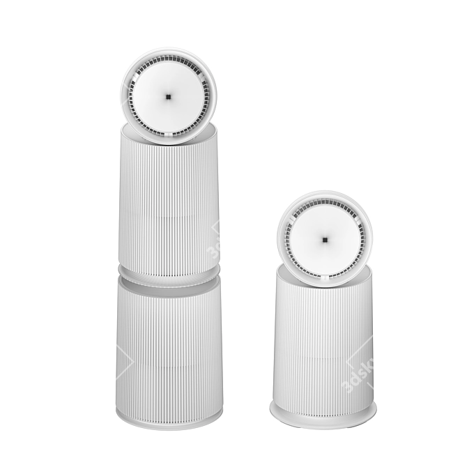 LG Puri Care Alpha Air Purifier 3D model image 7