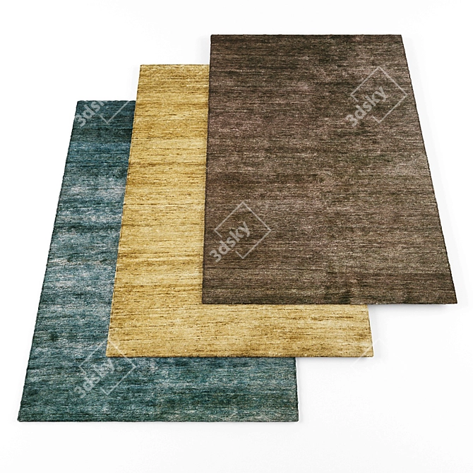 High-Resolution Rugs Pack 3D model image 1
