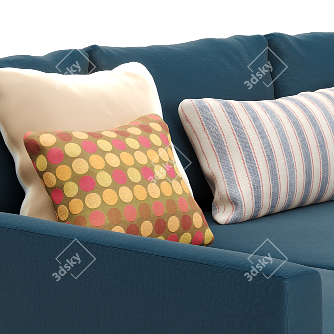 IKEA FRIHETEN Corner Sofa - Versatile & Stylish 3D model image 4