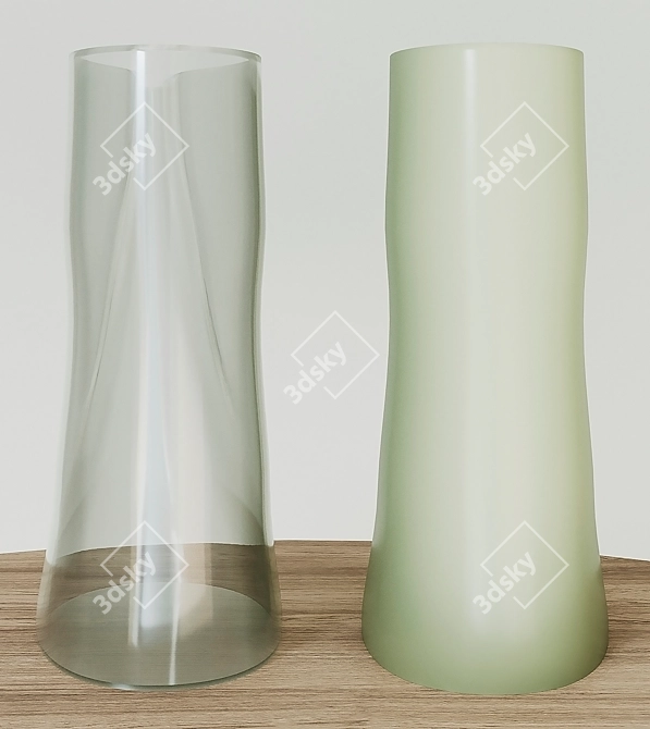 Minimalist Ceramic Vase: CHILIFRUKT 3D model image 3