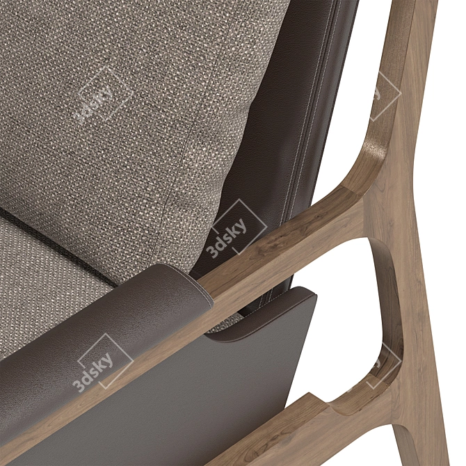 Fergus Upholstered Armchair - 2017 Edition 3D model image 5