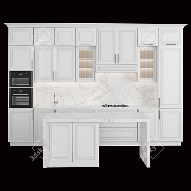 Timeless Kitchen Beauty 3D model image 1