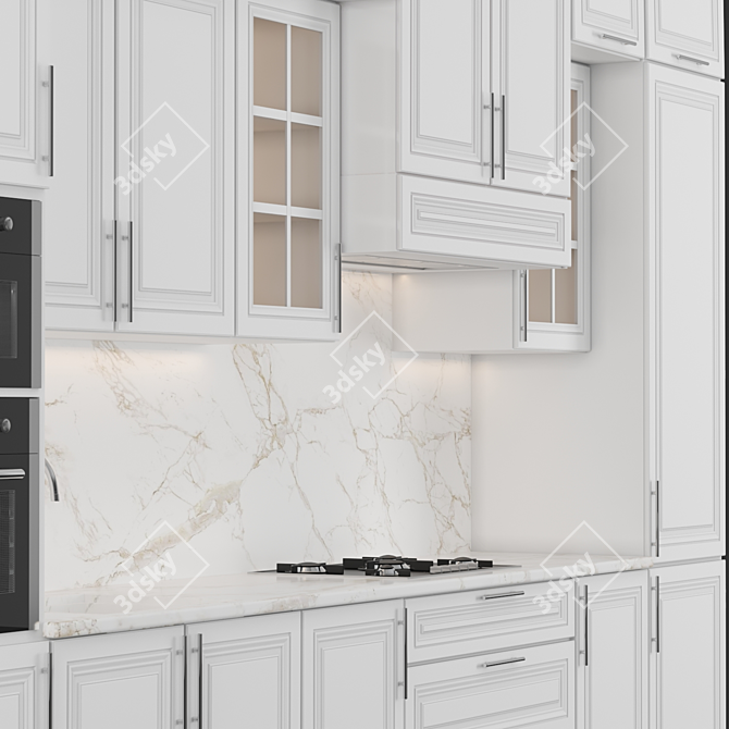 Timeless Kitchen Beauty 3D model image 3