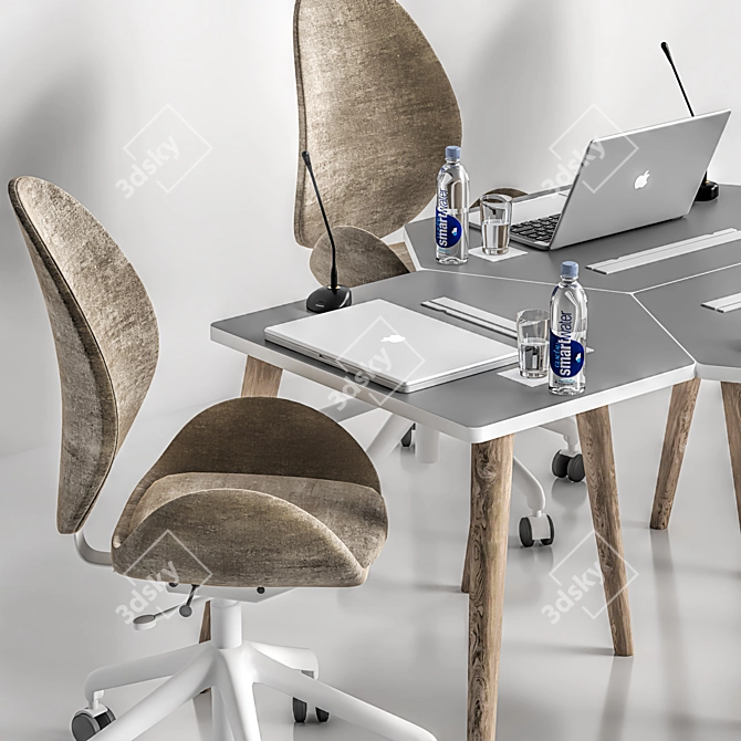 Modern Conference Table 21 3D model image 2