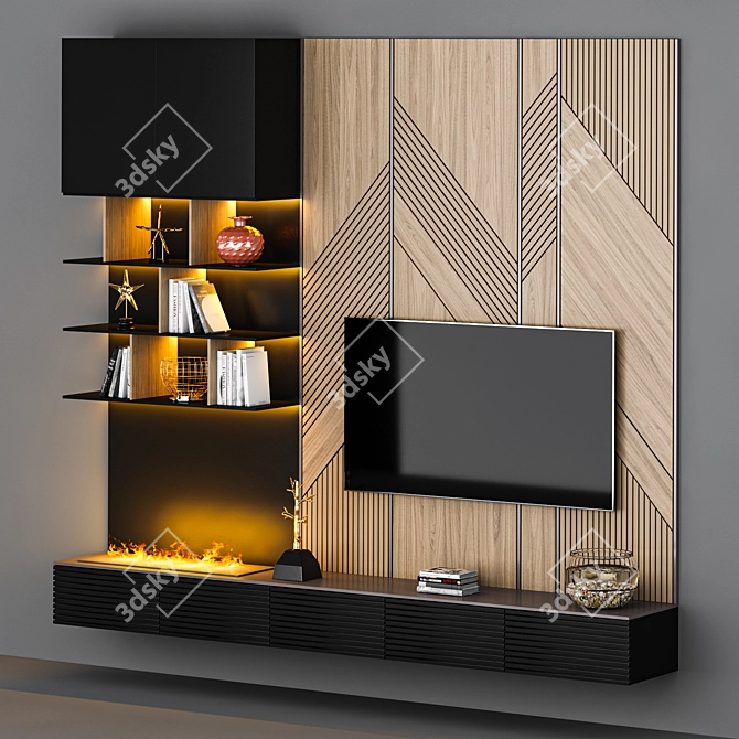 WallMAX 335 TV Wall 3D model image 2