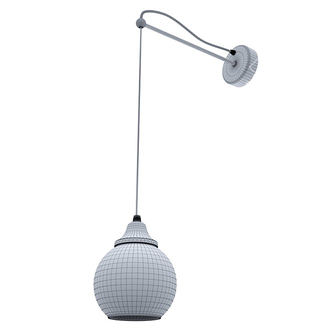 Loft Style Wall Lamp: Vitaluce V4482-1/1A 3D model image 2