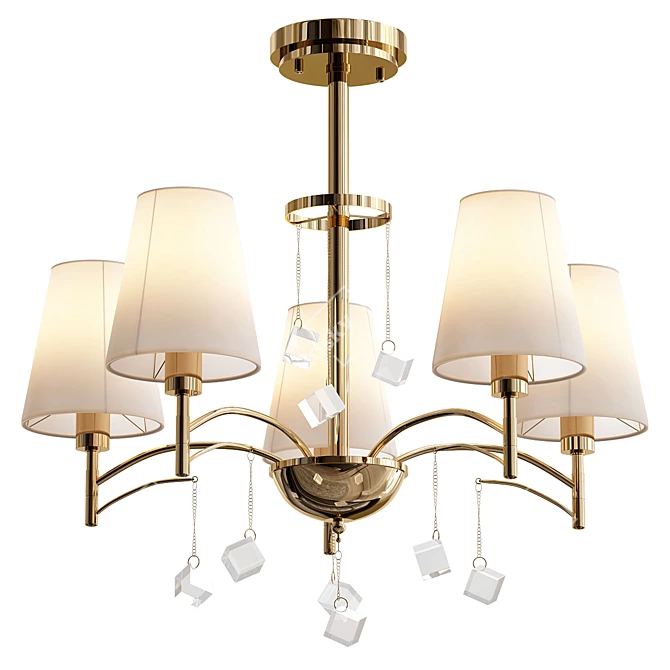 Gvenet CH: Stunning Designer Lamp 3D model image 1