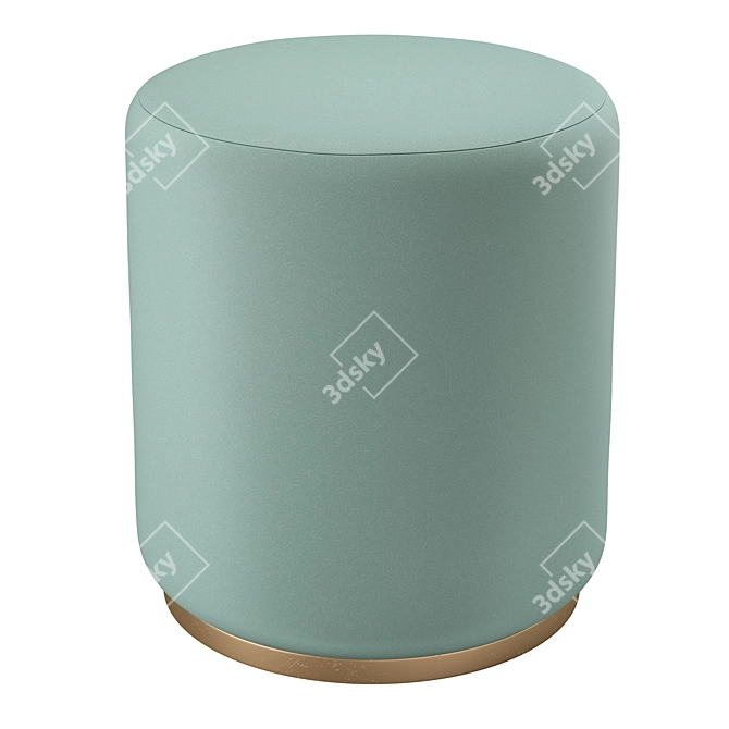 Enzo Ottoman Pouf 3D model image 2