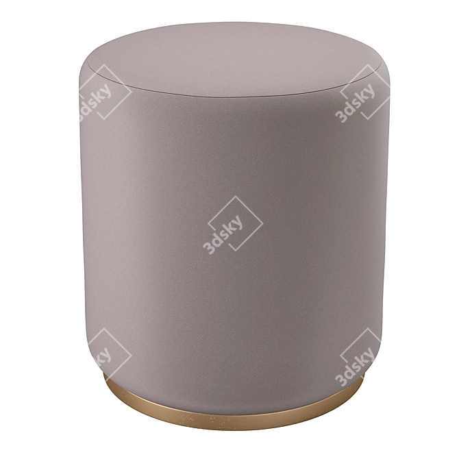 Enzo Ottoman Pouf 3D model image 5