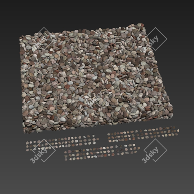 Pebble River Low N6 Three: Texture Maps & Smooth Geometry 3D model image 6