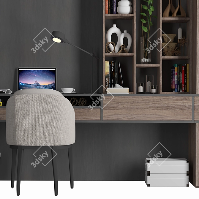 Efficient Workplace Solution: 2600*3020*50 mm 3D model image 3