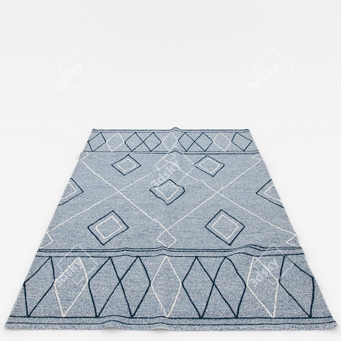 Versatile Set of 6 Carpets 3D model image 6