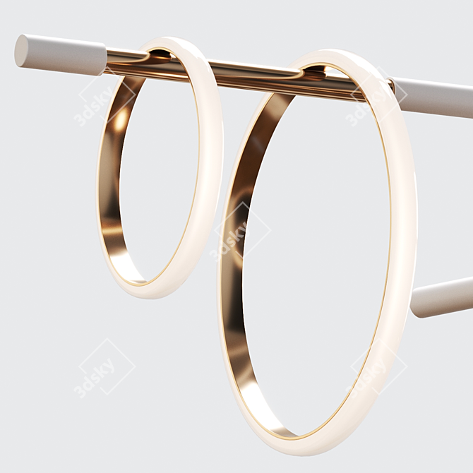 Elegant Hanging Lamps: Affordable and Stylish 3D model image 3