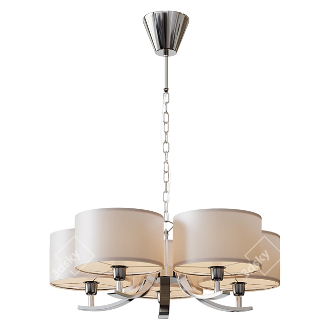 CITILUX Evita Chandelier - Elegant Illumination for Any Room 3D model image 1