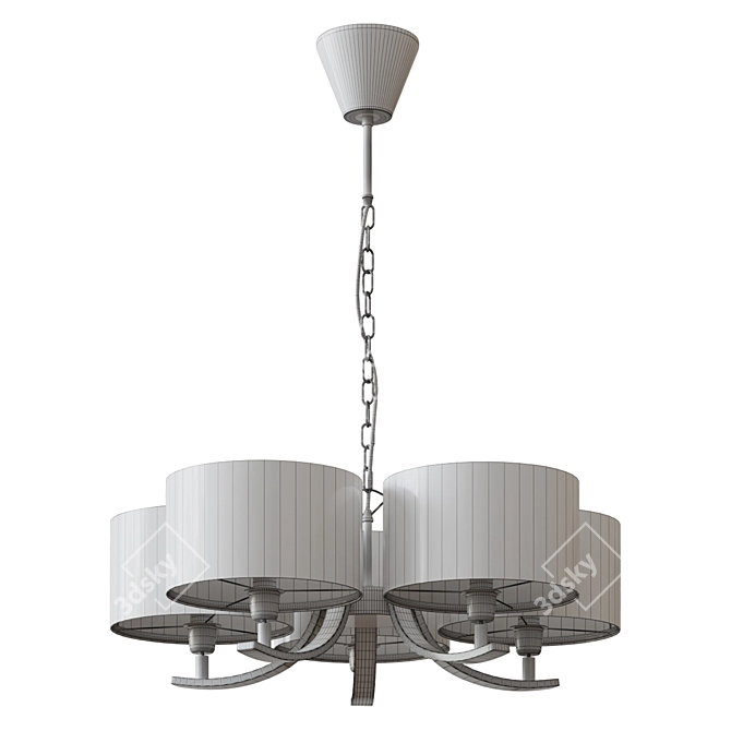 CITILUX Evita Chandelier - Elegant Illumination for Any Room 3D model image 2