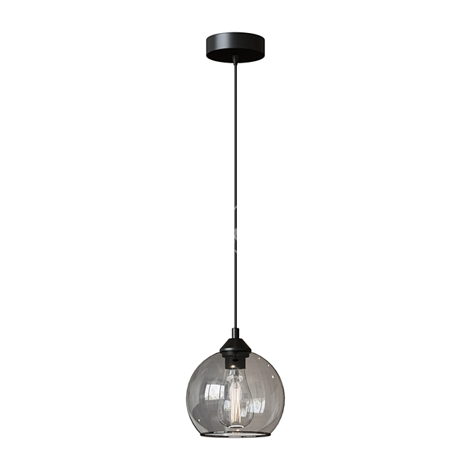 VITALUCE Joy Chandelier 60W: Elegant Lighting 3D model image 1