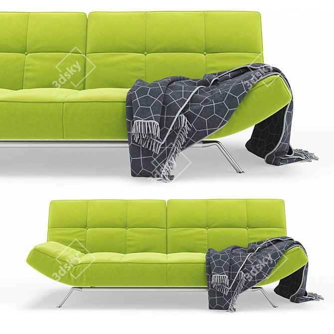 Modern SMALA Sofa: Stylish Comfort 3D model image 1