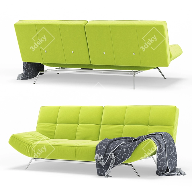 Modern SMALA Sofa: Stylish Comfort 3D model image 2