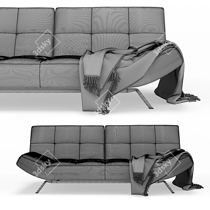 Modern SMALA Sofa: Stylish Comfort 3D model image 5