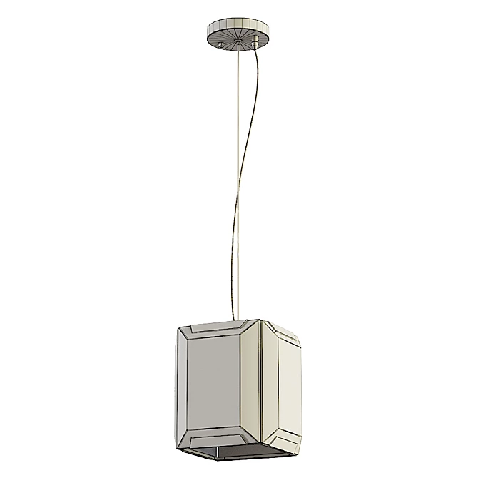 Elegant Umeo Pendant Lamp by Lampatron 3D model image 3