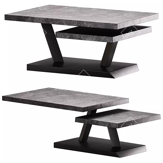 EASYLINE Rumba: Sleek & Stylish Coffee Table 3D model image 1