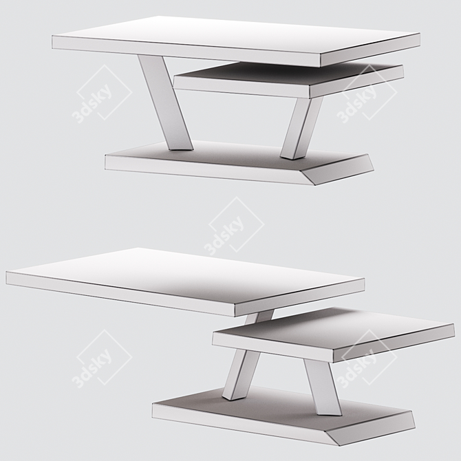 EASYLINE Rumba: Sleek & Stylish Coffee Table 3D model image 2