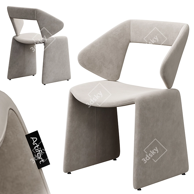 Artifort Suit Contemporary Chair 3D model image 1