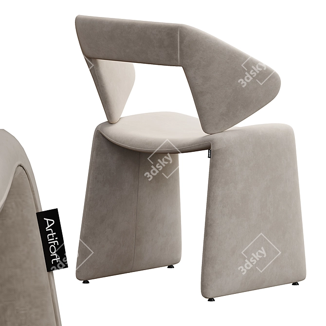 Artifort Suit Contemporary Chair 3D model image 3