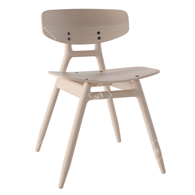 Sustainable Elegance: ECO 500M Chair 3D model image 1