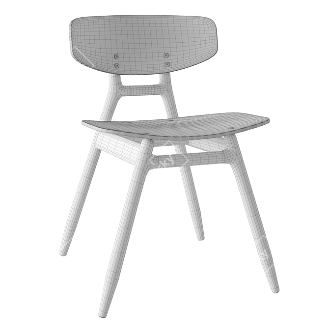 Sustainable Elegance: ECO 500M Chair 3D model image 3