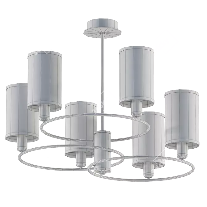 Contemporary Levi Design Lamp 3D model image 2