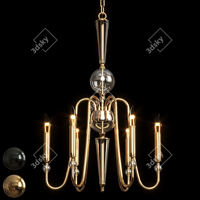 Stylish Markas Design Lamps 3D model image 1