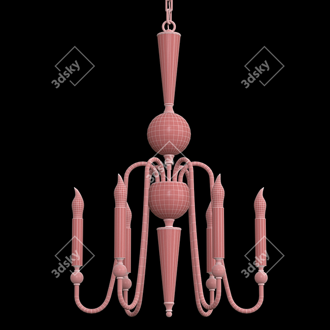 Stylish Markas Design Lamps 3D model image 3