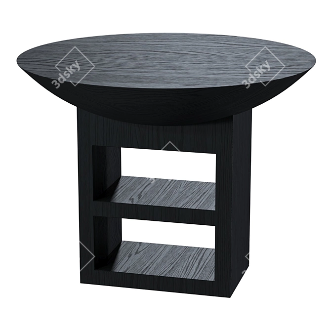 Artefatto Wood Coffee Table: Atlante 3D model image 2