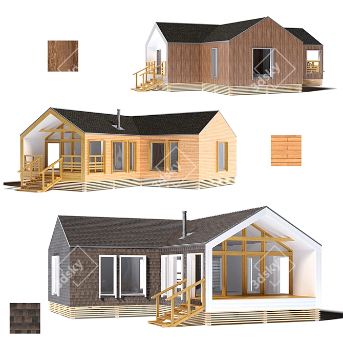 Modern Barnhouse: Versatile Design! 3D model image 1