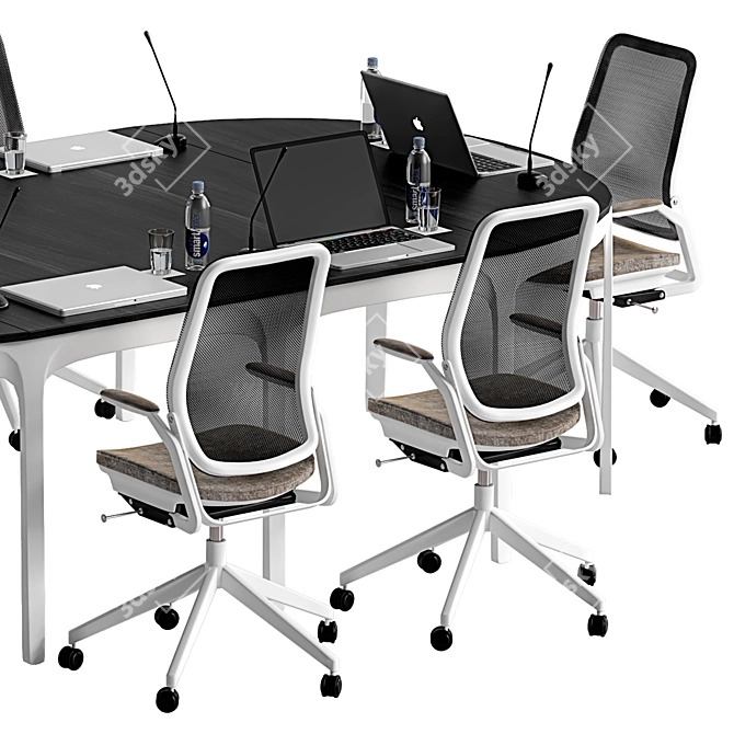 Modern Conference Table 22 3D model image 3