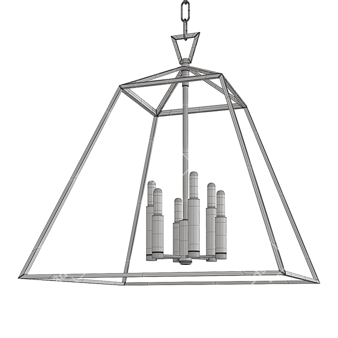 Webster Pendant Light: Timeless Elegance 3D model image 2