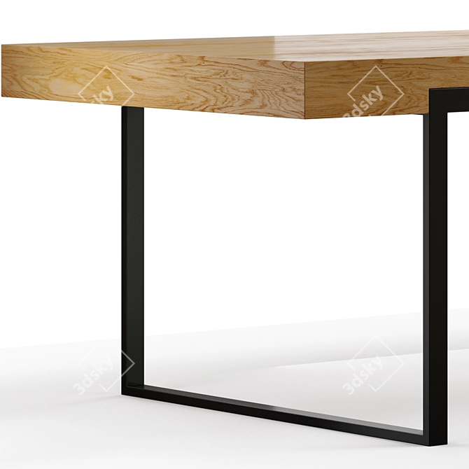 Elegant Offset Table: Milla & Milli 3D model image 2