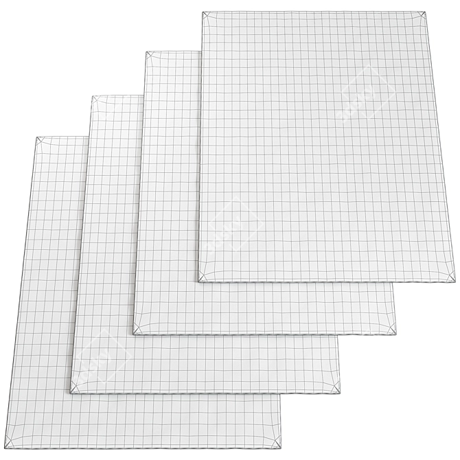 151 Carpet - 200cmx300cm Dimension 3D model image 3