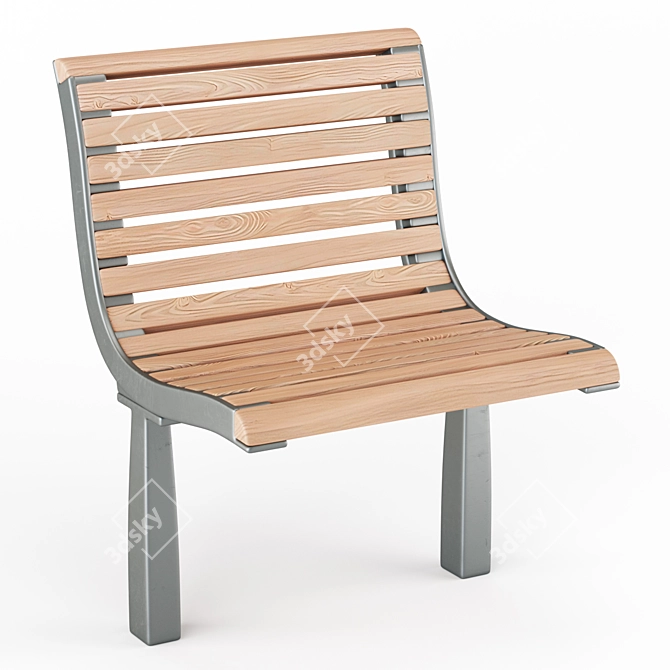 Outdoor Sk.20 Chair: Stylish and Versatile 3D model image 3