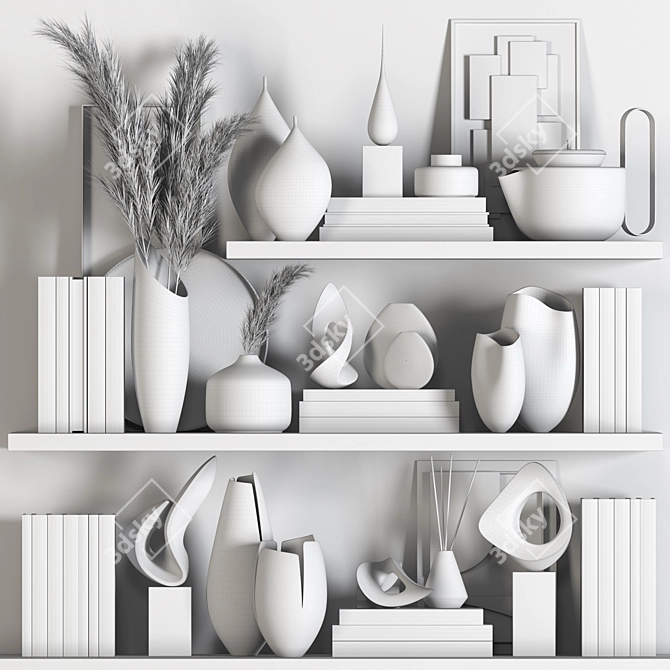 Elegant Decor Set: 2015 Version 3D model image 3