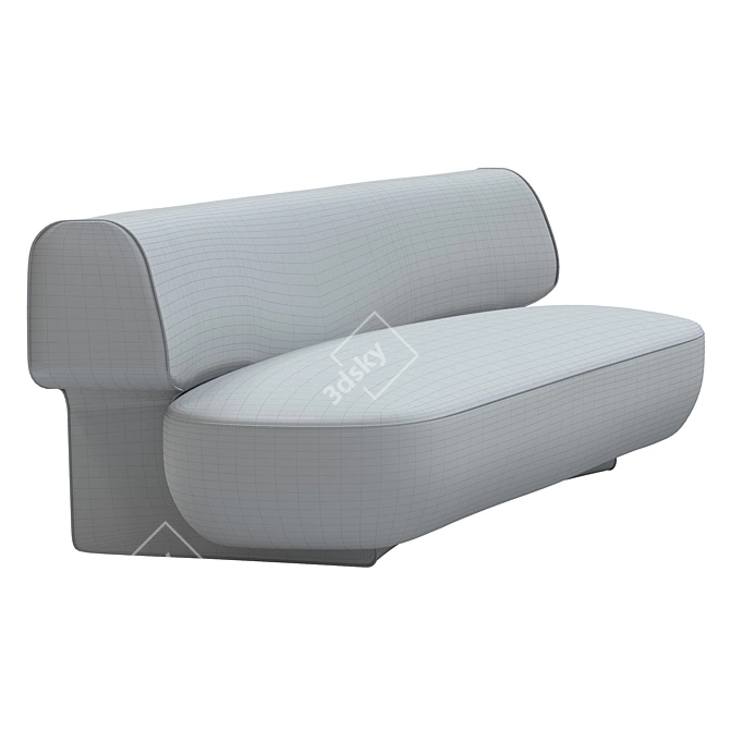 Elegant Litho Sofa: Modern Design 3D model image 8